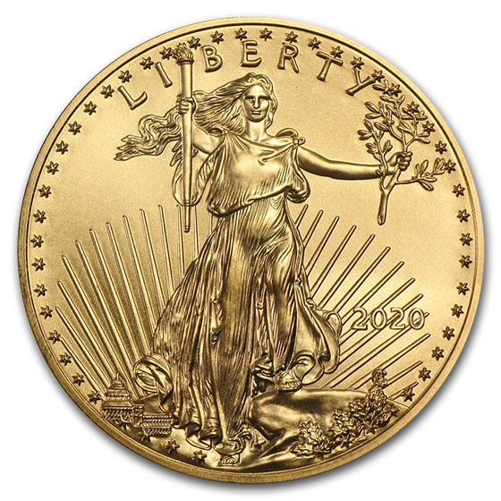 2020 1/2 oz Gold American Eagle BU 2020 1/2 oz Gold American Eagle BU
